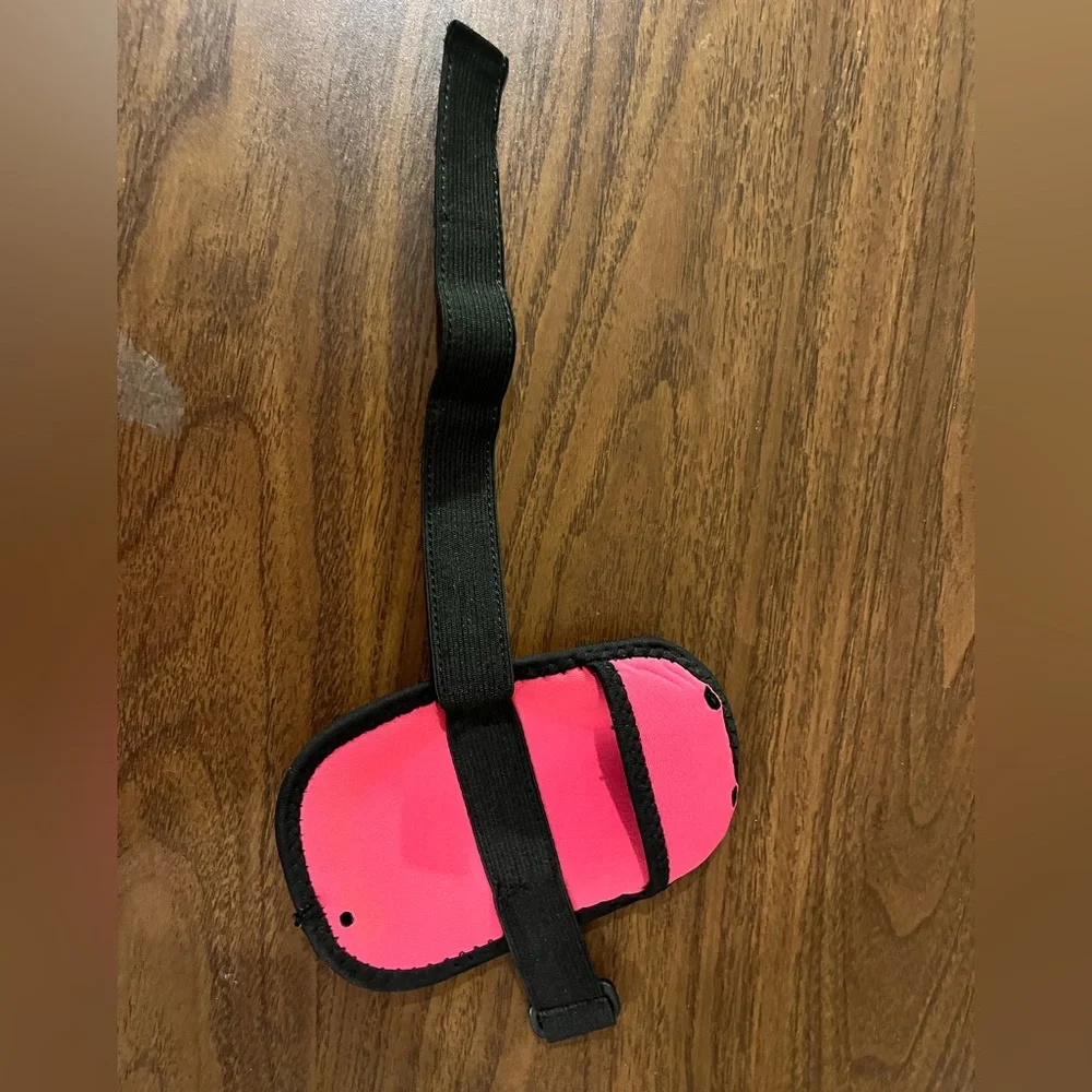 Pink exercise armband